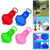 Maxbell Winter Snow Sled Kids Sledge Sleigh Sledding for Grass Sand Skate Toboggan Red