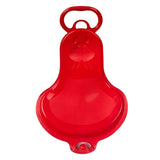 Maxbell Winter Snow Sled Kids Sledge Sleigh Sledding for Grass Sand Skate Toboggan Red