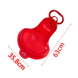 Maxbell Winter Snow Sled Kids Sledge Sleigh Sledding for Grass Sand Skate Toboggan Red