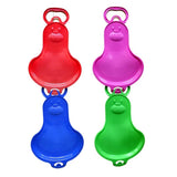 Maxbell Winter Snow Sled Kids Sledge Sleigh Sledding for Grass Sand Skate Toboggan Red