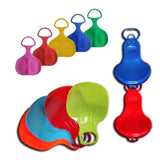 Maxbell Winter Snow Sled Kids Sledge Sleigh Sledding for Grass Sand Skate Toboggan Red