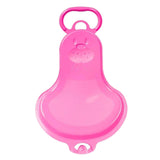 Maxbell Winter Snow Sled Kids Sledge Sleigh Sledding for Grass Sand Skate Toboggan Pink