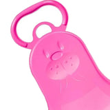 Maxbell Winter Snow Sled Kids Sledge Sleigh Sledding for Grass Sand Skate Toboggan Pink