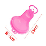 Maxbell Winter Snow Sled Kids Sledge Sleigh Sledding for Grass Sand Skate Toboggan Pink