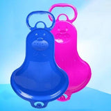 Maxbell Winter Snow Sled Kids Sledge Sleigh Sledding for Grass Sand Skate Toboggan Pink