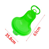 Maxbell Winter Snow Sled Kids Sledge Sleigh Sledding for Grass Sand Skate Toboggan Green