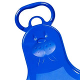 Maxbell Winter Snow Sled Kids Sledge Sleigh Sledding for Grass Sand Skate Toboggan Blue