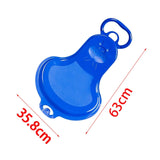 Maxbell Winter Snow Sled Kids Sledge Sleigh Sledding for Grass Sand Skate Toboggan Blue