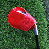 Maxbell Golf Head Covers PU Portable Protector for Athlete Travel Golf Training Red Large