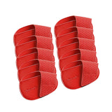 Maxbell Golf Head Covers PU Portable Protector for Athlete Travel Golf Training Red Large