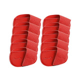 Maxbell Golf Head Covers PU Portable Protector for Athlete Travel Golf Training Red Large