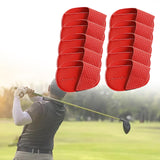 Maxbell Golf Head Covers PU Portable Protector for Athlete Travel Golf Training Red Large