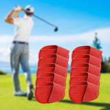 Maxbell Golf Head Covers PU Portable Protector for Athlete Travel Golf Training Red Large