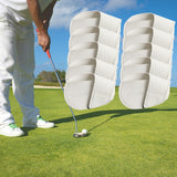 Maxbell Golf Head Covers PU Portable Protector for Athlete Travel Golf Training White Large