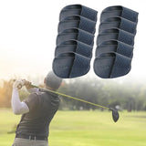 Maxbell Golf Head Covers PU Portable Protector for Athlete Travel Golf Training Deep Blue Large