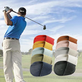 Maxbell Golf Head Covers PU Portable Protector for Athlete Travel Golf Training Multi Color Large
