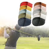 Maxbell Golf Head Covers PU Portable Protector for Athlete Travel Golf Training Multi Color Large