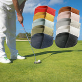 Maxbell Golf Head Covers PU Portable Protector for Athlete Travel Golf Training Multi Color Large