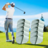 Maxbell Golf Head Covers PU Portable Protector for Athlete Travel Golf Training Light Blue Small