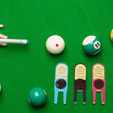 Maxbell Durable Tip Scuffer Burnisher Repair Tool Billiards Pool Tip Shaper Red