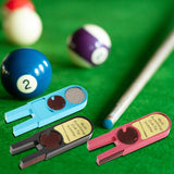 Maxbell Durable Tip Scuffer Burnisher Repair Tool Billiards Pool Tip Shaper Red