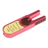 Maxbell Durable Tip Scuffer Burnisher Repair Tool Billiards Pool Tip Shaper Red