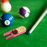 Maxbell Durable Tip Scuffer Burnisher Repair Tool Billiards Pool Tip Shaper Red