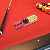 Maxbell Durable Tip Scuffer Burnisher Repair Tool Billiards Pool Tip Shaper Red