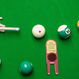 Maxbell Durable Tip Scuffer Burnisher Repair Tool Billiards Pool Tip Shaper Red