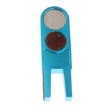 Maxbell Durable Tip Scuffer Burnisher Repair Tool Billiards Pool Tip Shaper Blue