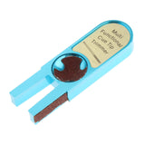 Maxbell Durable Tip Scuffer Burnisher Repair Tool Billiards Pool Tip Shaper Blue