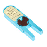 Maxbell Durable Tip Scuffer Burnisher Repair Tool Billiards Pool Tip Shaper Blue