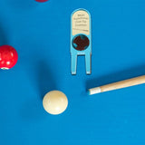 Maxbell Durable Tip Scuffer Burnisher Repair Tool Billiards Pool Tip Shaper Blue