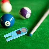 Maxbell Durable Tip Scuffer Burnisher Repair Tool Billiards Pool Tip Shaper Blue