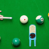 Maxbell Durable Tip Scuffer Burnisher Repair Tool Billiards Pool Tip Shaper Blue