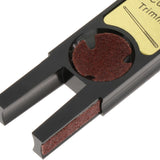 Maxbell Durable Tip Scuffer Burnisher Repair Tool Billiards Pool Tip Shaper Black