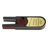 Maxbell Durable Tip Scuffer Burnisher Repair Tool Billiards Pool Tip Shaper Black