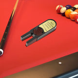 Maxbell Durable Tip Scuffer Burnisher Repair Tool Billiards Pool Tip Shaper Black