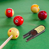 Maxbell Durable Tip Scuffer Burnisher Repair Tool Billiards Pool Tip Shaper Black