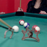 Maxbell Pool Billiard Bridge Head Pool Cue Stick Bridge Metal for Games Competition