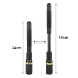 Maxbell Sturdy Pool Cue Extender Billiard Snooker Cue Extension for Billiards Lovers Black