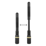 Maxbell Sturdy Pool Cue Extender Billiard Snooker Cue Extension for Billiards Lovers Black