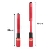 Maxbell Sturdy Pool Cue Extender Billiard Snooker Cue Extension for Billiards Lovers Red