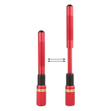 Maxbell Sturdy Pool Cue Extender Billiard Snooker Cue Extension for Billiards Lovers Red