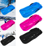 Maxbell Winter Snow Sled Sledding Kids Sledge Sleigh Sport Double Human Toboggan Blue