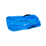 Maxbell Winter Snow Sled Sledding Kids Sledge Sleigh Sport Double Human Toboggan Blue