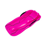 Maxbell Winter Snow Sled Sledding Kids Sledge Sleigh Sport Double Human Toboggan Rose Red