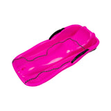 Maxbell Winter Snow Sled Sledding Kids Sledge Sleigh Sport Double Human Toboggan Rose Red