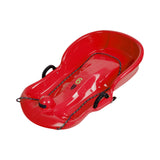 Maxbell Winter Snow Sled Toboggan Sledding Sleigh Holiday Skiing Kids Outdoor Sledge Red