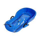 Maxbell Winter Snow Sled Toboggan Sledding Sleigh Holiday Skiing Kids Outdoor Sledge Blue